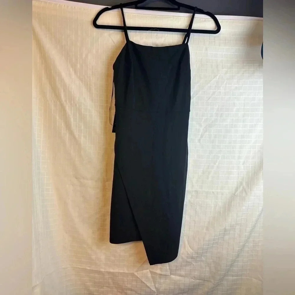 Women’s EXpress Extra Small Black Dress NWT Cocktail Staple Asymmetrical